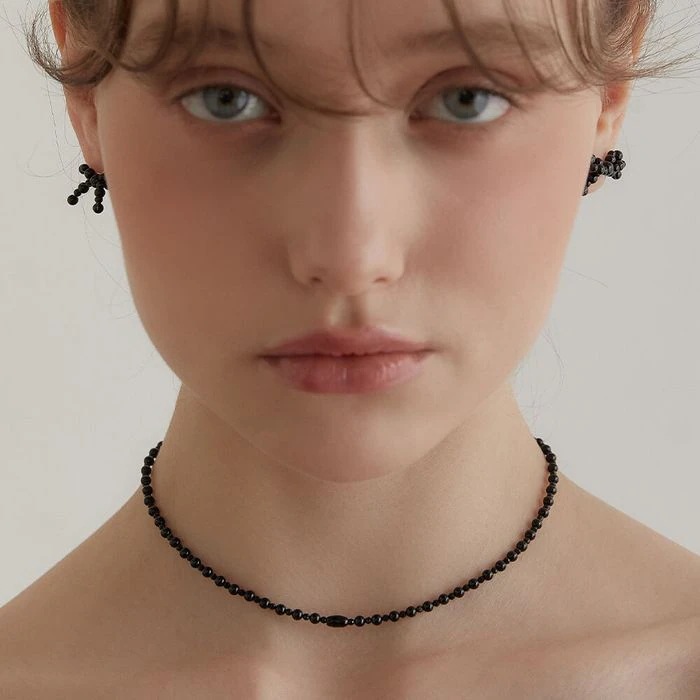 Black Mark Necklace おしゃれ アイドル愛用ブランド 韓国人気 韓国ファッション