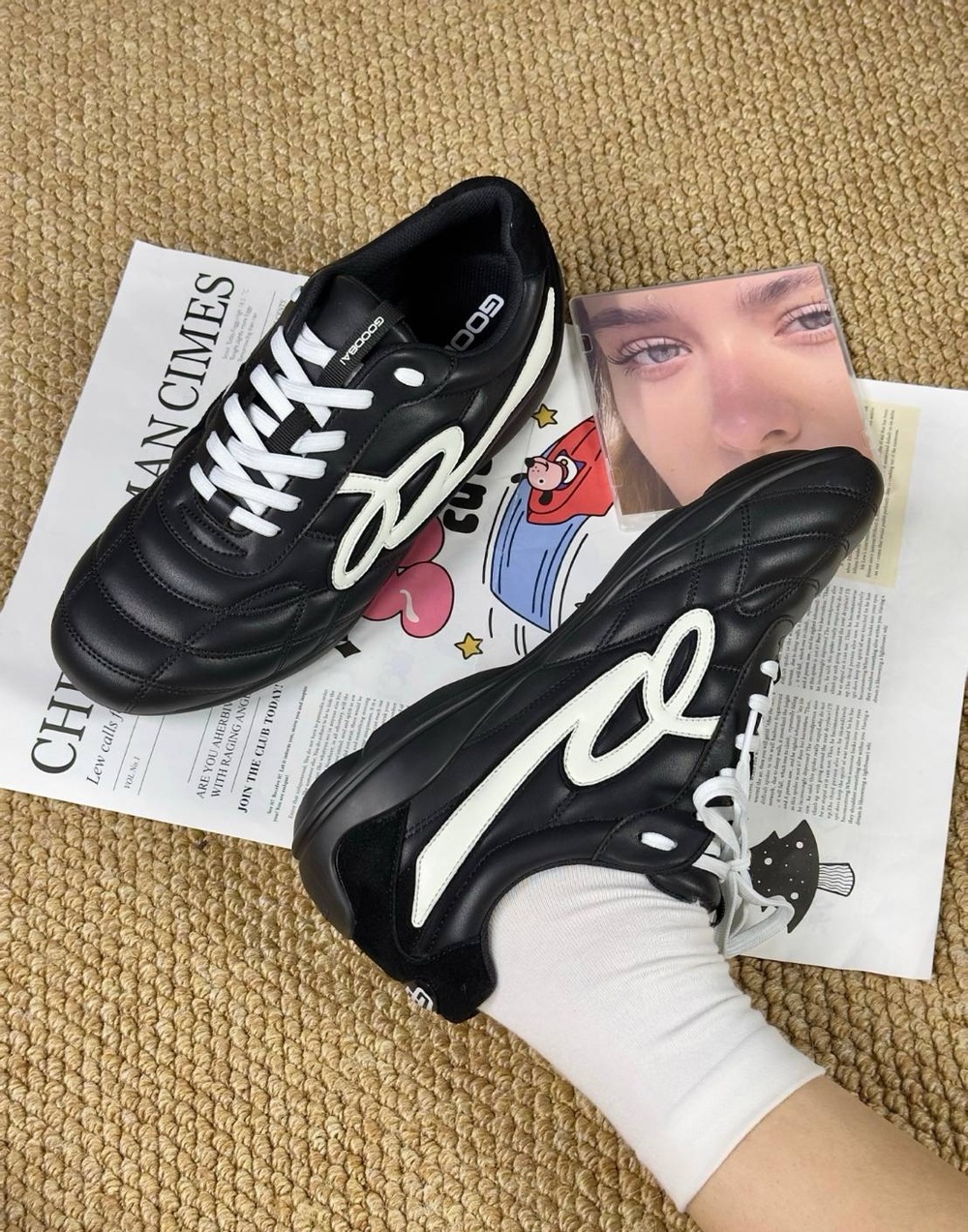 日本未入荷 GOODBAI グッドバイ Wandering Shoes ワンダリングシューズ ブラック 男女兼用大人気スニーカー B25SSFWG003-BK