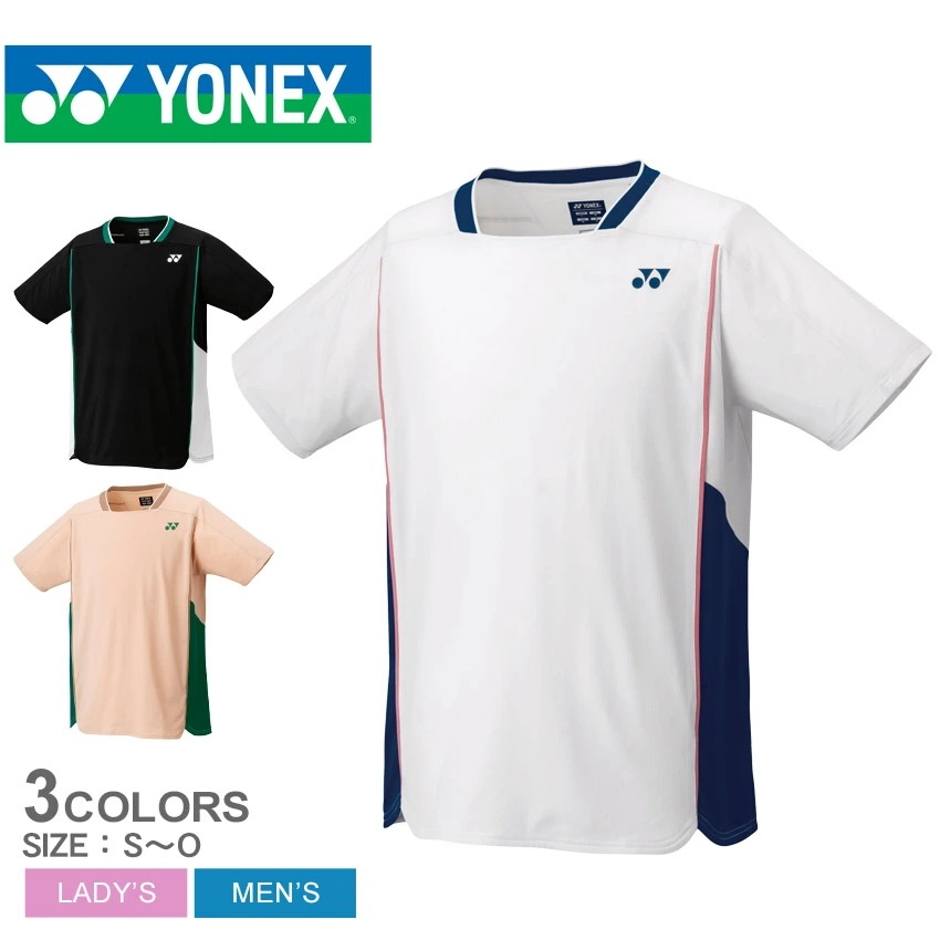 ユニゲームシャツ 10627 レディース メンズ ウェア スポーツウェア 半袖 Tシャツ トップス バドミントン テニス ソフトテニス UVカット 吸汗速乾 制電 シンプル スポーティ