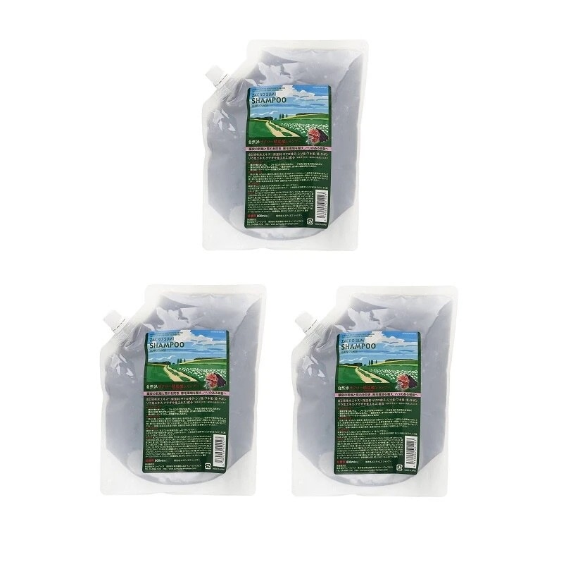 サニープレイス ザクロ精炭酸シャンプー 800ml 詰め替え用 3本セット