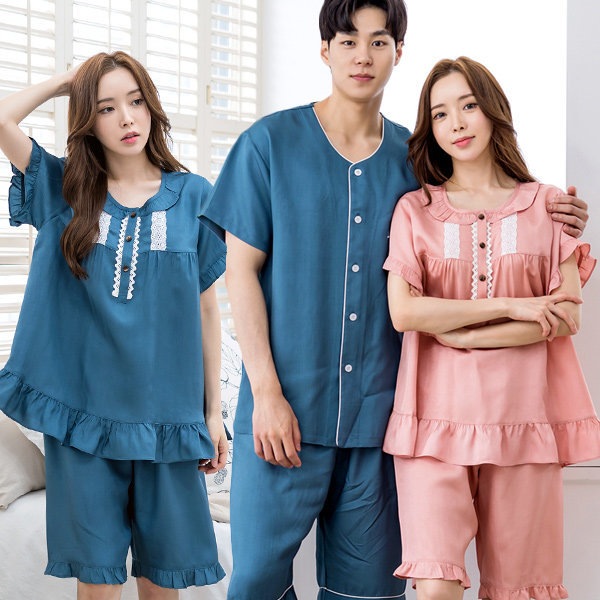 人絹半袖パジャマ人絹半袖パジャマブローイングラウンド