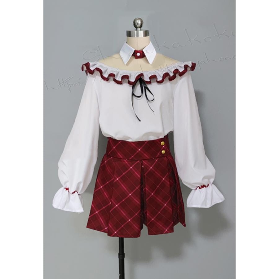 バーチャルYouTuber風 彩虹社 VTuber Suzuya Aki 鈴谷あき コスプレ衣装 演出服 cosplay 変装 仮装ハロウィン-34