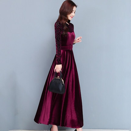 ワンピース デート ワンピドレス ロング ロング丈 袖あり 長袖 レース かわいい 大人可愛い きれいめ シンプル カジュアル 大人 上品 おしゃれ お洒落 主役級 存在感 春 秋 10代 20代