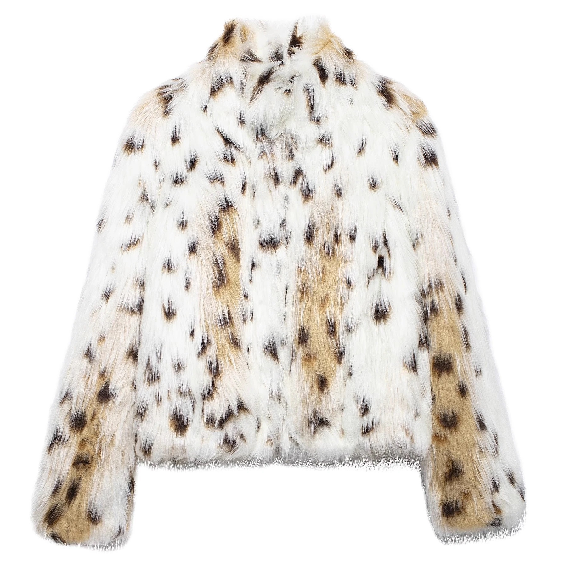 大好評 女性のためのヨーロッパとアメリカの人工毛皮のコート 24 秋冬の新しいスタイルのスタンドカラーの女性のための緩くて多用途の毛皮のコートは厚くて暖かいです