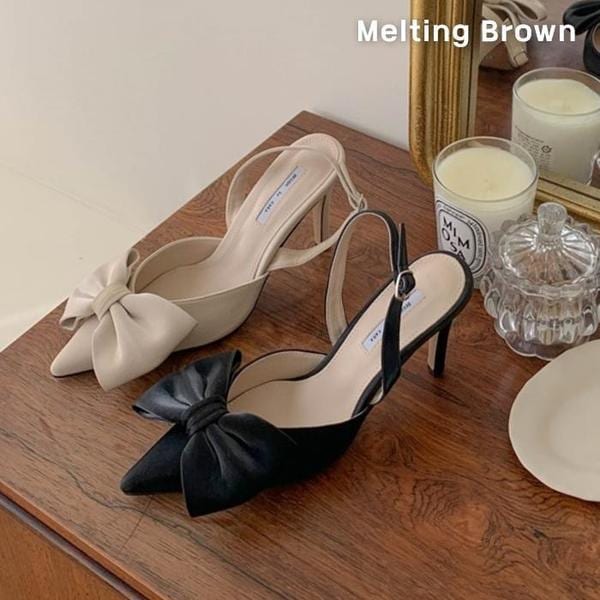 女性のデイリーポインテッドトゥサンダルハイヒール