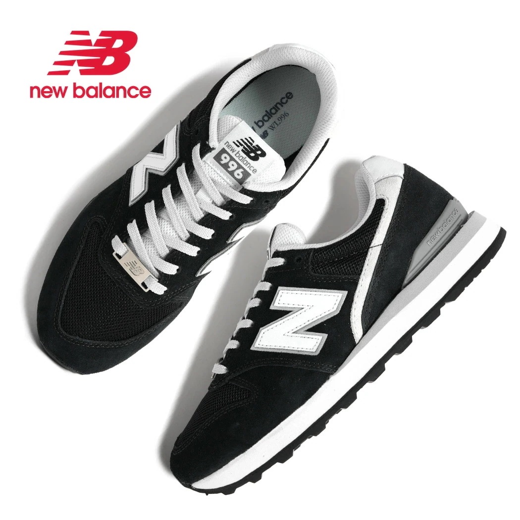 NEW BALANCE ニューバランス ウィメンズ 996 W9968DE スニーカー BLACK ( ブラック 黒 レディース NB 履きやすい シンプル モノトーン おしゃれ 歩きやすい 574