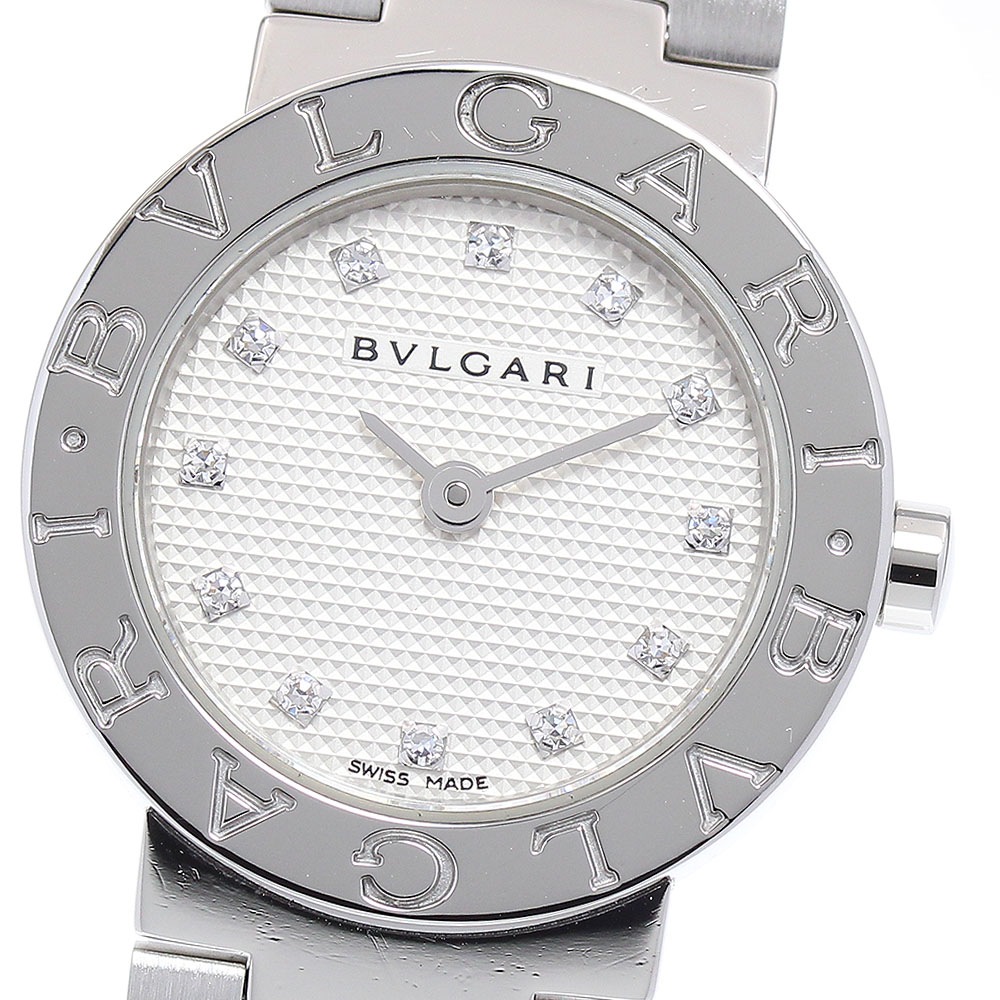 ブルガリ BVLGARI BB23SS ブルガリブルガリ 12Pダイヤ クォーツ レディース 良品 _842052【中古】 64,020円