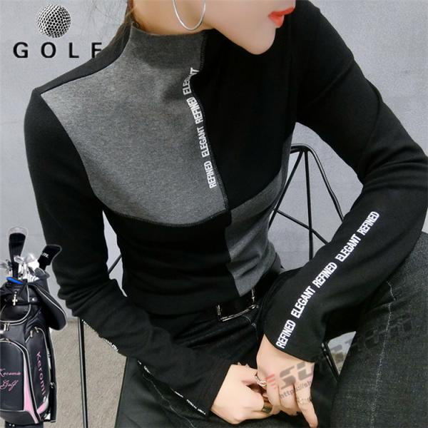 ゴルフウェア レディース インナー 長袖 ゴルフインナー LADYS おしゃれ ゴルフ テニス スポーツウエア トップス 春 秋 冬 プレゼント ギフト