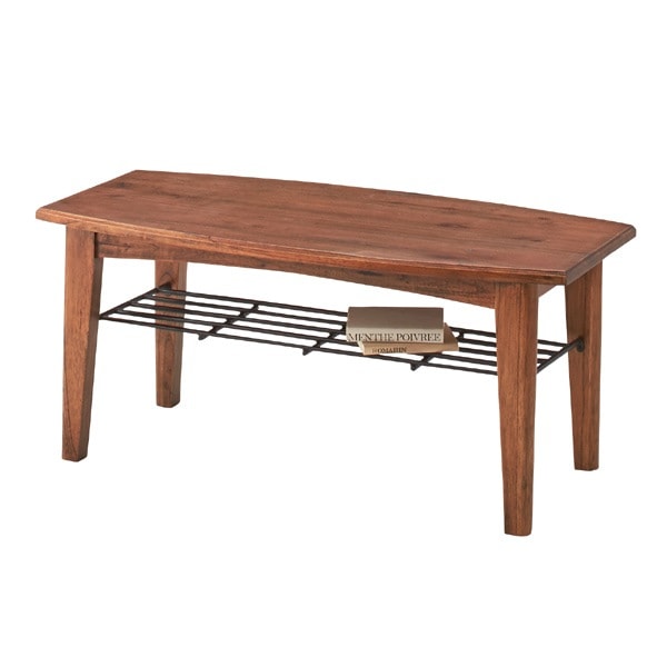 コーヒーテーブル ローテーブル 天然木 レトロ調 Timbeｒ 幅90cm リビングテーブル センターテーブル テーブル 木製 棚付き 収納スペース付き 収納ラック付き 長方形