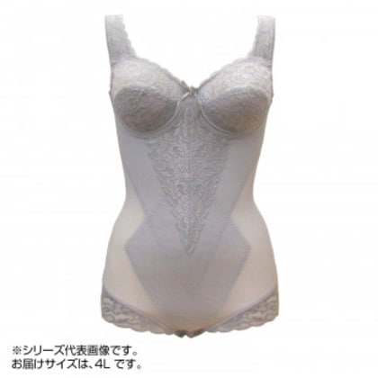 TAMURA EPARINA レディメイクボディスーツ TPN17 グレー4L-TPN17-224-4L