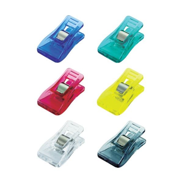 (まとめ) TRUSCO スタンドクリップ6色セット TSG30-SET 1パック(30個) 10セット
