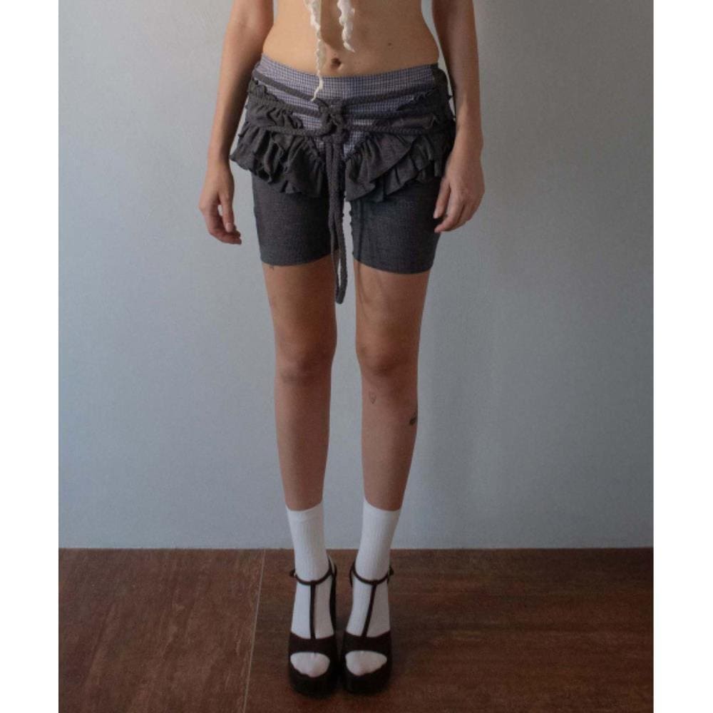 スカルプター Braided Cottage Skort Charcoal SC25S433CH