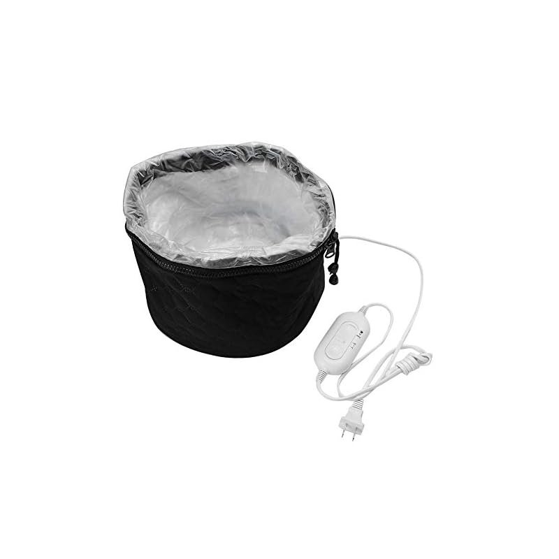 ヘアケア帽子 電熱 ホットキャップ 安全加熱 USプラグ不織布の断熱と均一な熱供給 PU 110V 3段階温度制御 家庭用 髪の乾燥/縮れ/枝毛改善