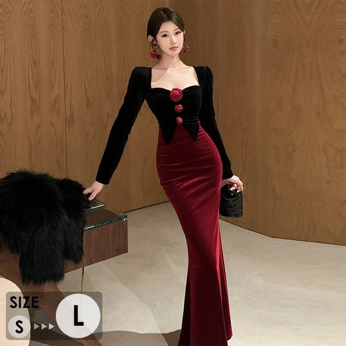 再入荷商品ドレス 大人 ピアノ 発表会 ロングドレス マーメイド 演奏会 演奏会用ドレス ピアノ発表会 結婚式 高校生 パーティードレス 母親 コンクール イブニングドレス ロング グラデーション 黒