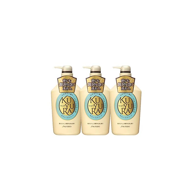 クユラ ボディケアソープ 心やすらぐ香り ジャンボサイズ550ml 3セット