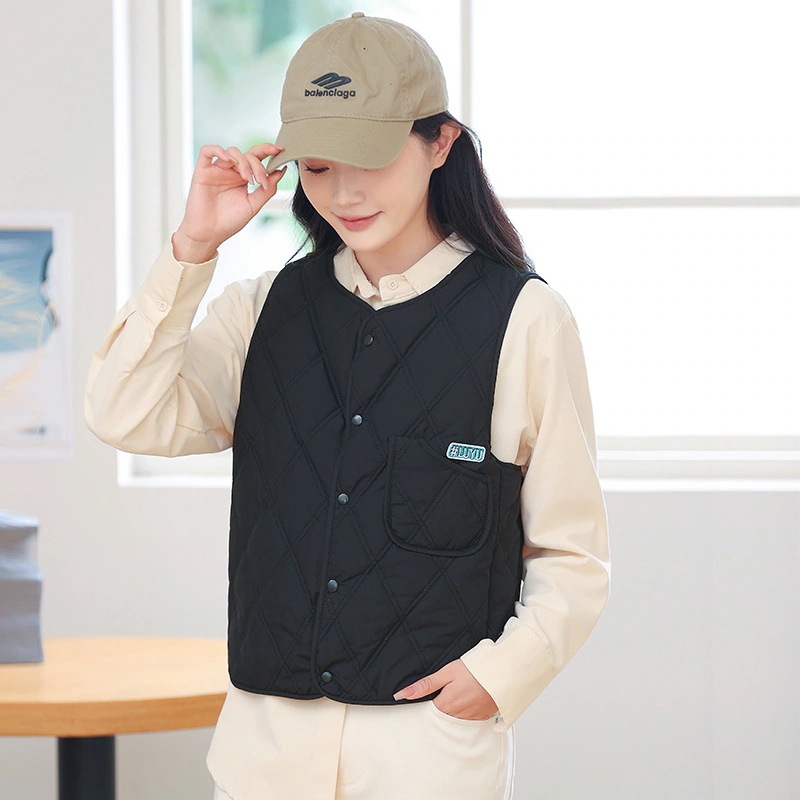 新入庫 ダウンベスト レディース 中綿ベスト 秋 冬 撥水 暖かい あったか 防寒 保温 トップス 前開き 軽量 防風 アウター 通勤 通学