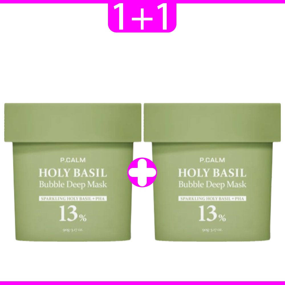 1+1 ホーリーバジル 炭酸バブルパック 90ml ウォッシュオフパックマスク