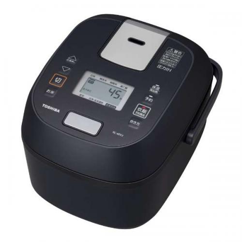 東芝 TOSHIBA 圧力IH炊飯ジャー 炎匠炊き 3.5合炊き ブラック RC-6PXV-K