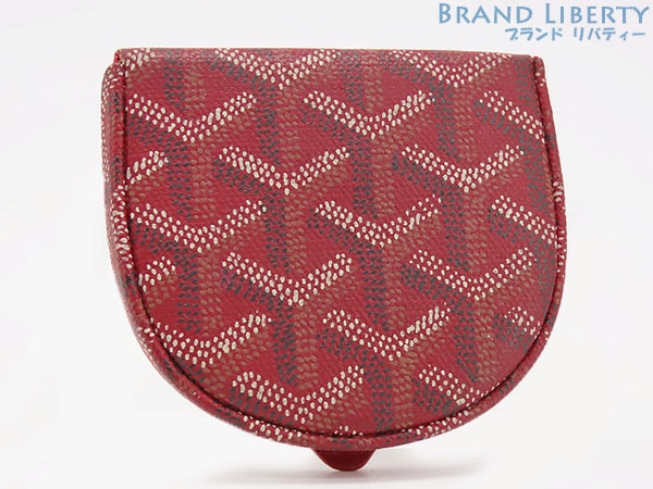 美品ゴヤールヘリンボーンRASPAILラスパイユ半円コインケース小銭入れコンパクト財布馬蹄型レッドPVCレザー 32,468円