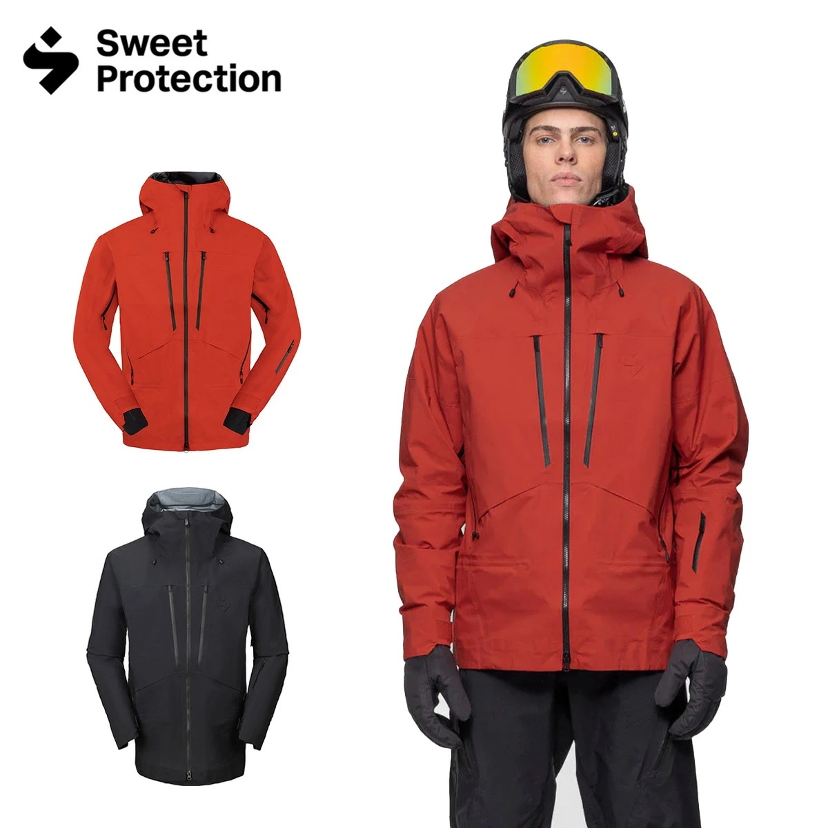 スウィートプロテクション スノーボードウェア メンズ クルセイダー ゴアテックス プロ ジャケット ゴアテックス 3レイヤー バックカントリー スノージャケット