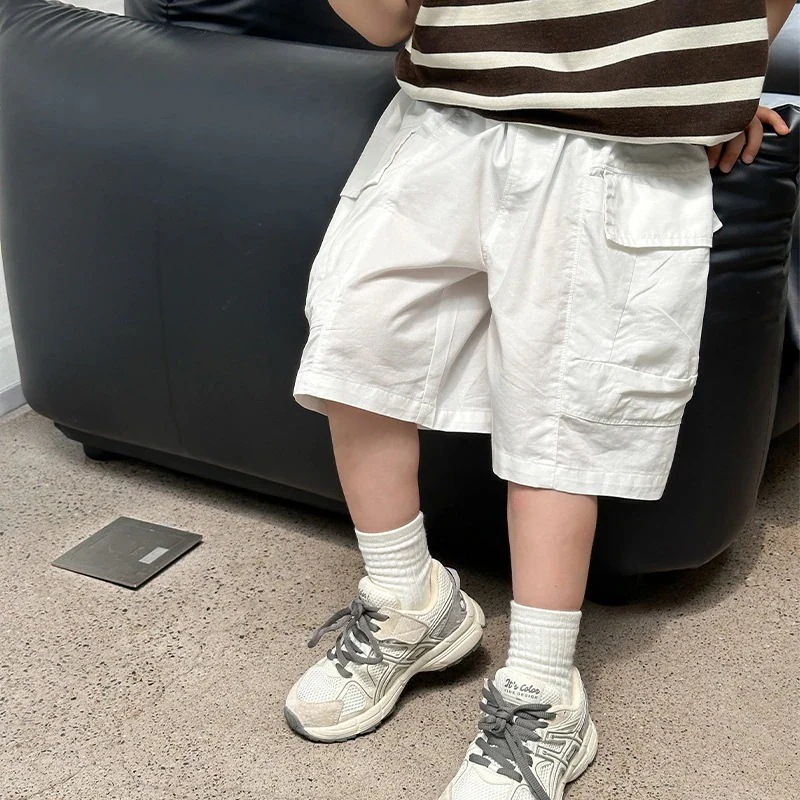 [パンツ]2025新作パンツ 男の子用ワークショーツ 2025 新作 カジュアルパンツ 5本ズボン