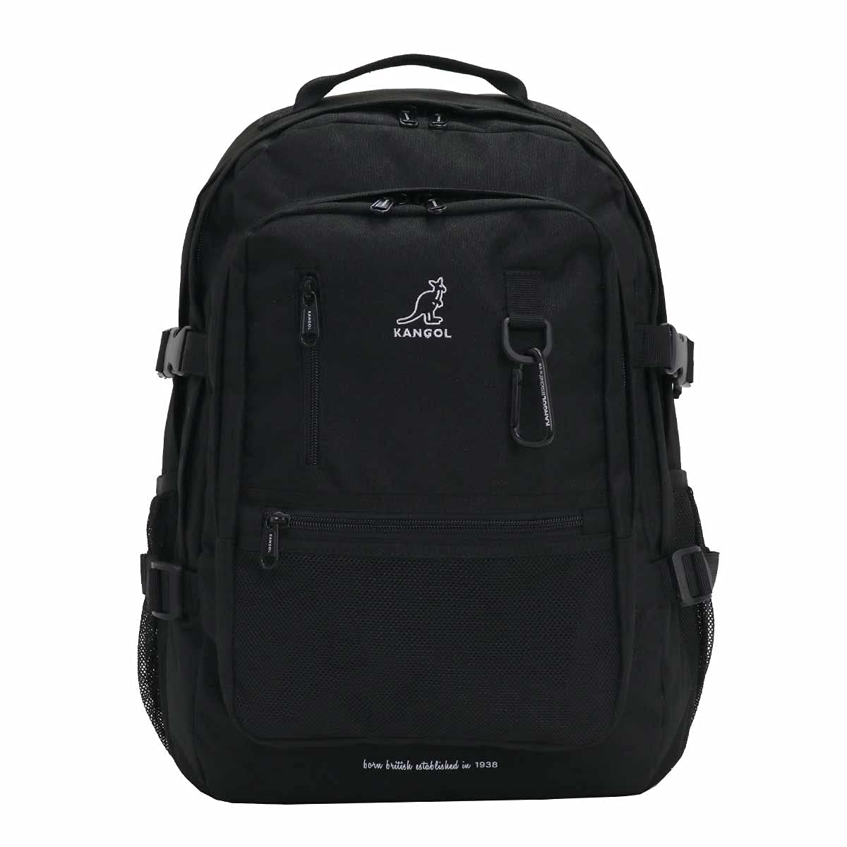 [カンゴール] サイドベルト BIGポケット リュック バックパック オフ KGSA-BG0197 (ブラック)