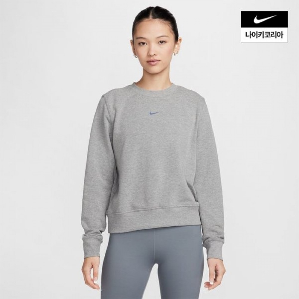 女性用ナイキドライフィットワンクルーネックフレンチテリースウェットシャツ FB5126-091