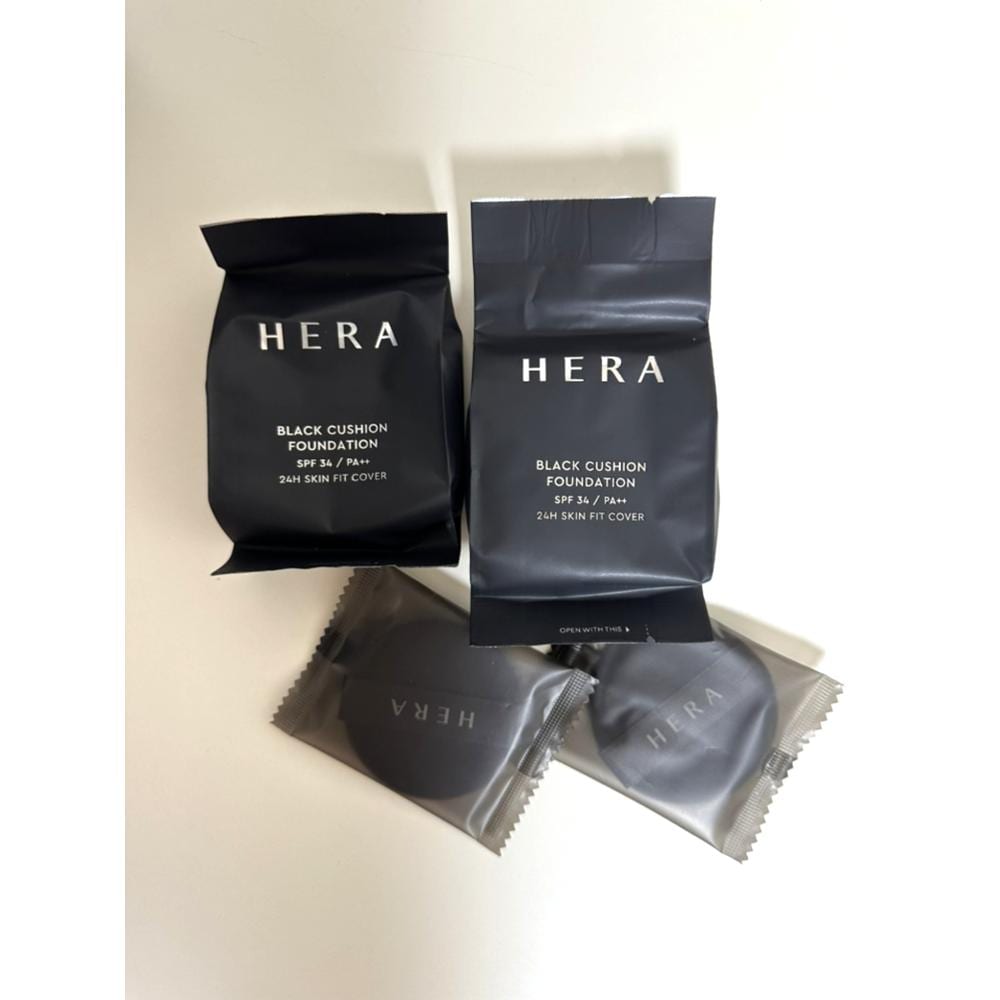 ヘラ詰め替えデュオブラッククッションファンデーション15g x 2p 23N1 2個