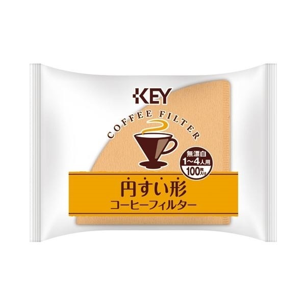 （まとめ）キーコーヒー 円すい形コーヒーフィルター 100P[x10セット]