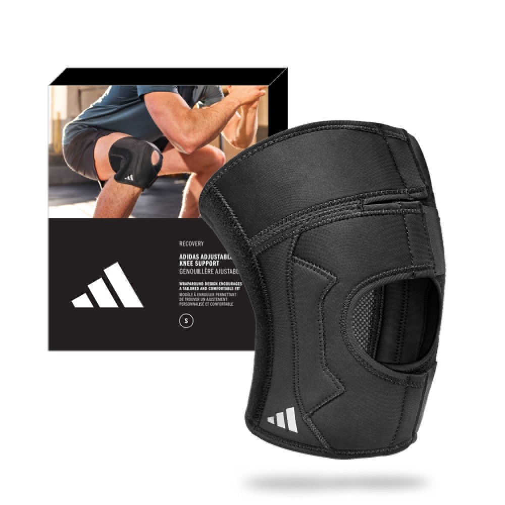 ADIDAS フィットネス コンプレッション 膝当て