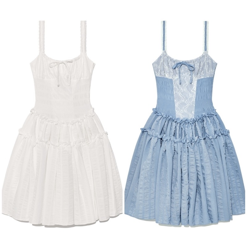 【GLOWNY】 LOVE SPELL MIDI DRESS : 2COLORS