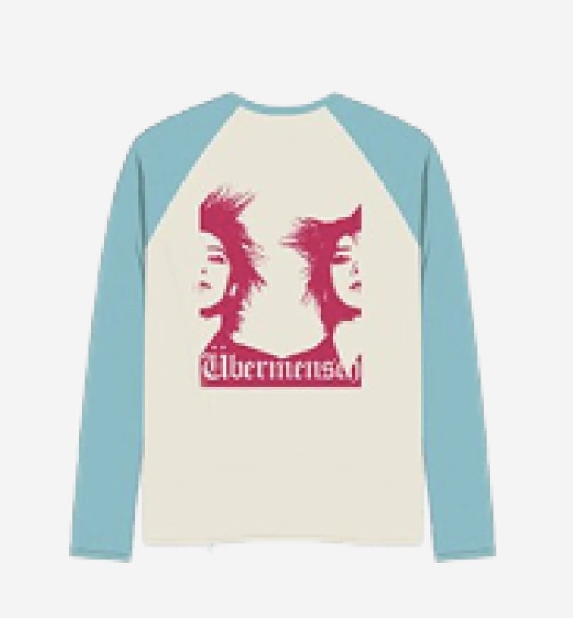 【G-DRAGON】 G-DRAGON UBERMENSCH RAGLAN LONG SLEEVED T-SHIRT : MINT