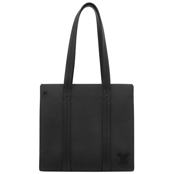 ルイヴィトン LOUIS VUITTON トートバッグ テイクオフ トート グレインレザー ブラック マットブラック金具 黒 ショルダー M57308 【箱】【中古】
