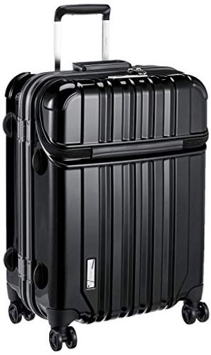 [トラベリスト] スーツケース フレーム トップオープン トラストップ 無料預入 76-20410 63L 62 CM 4.9KG ブラック