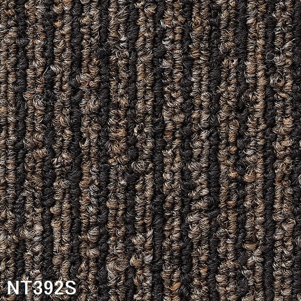 裏面のり付加工 耐候性/耐薬品性/静電性に優れたカーペットタイル LINE NT-392S 12枚セット 10,241円