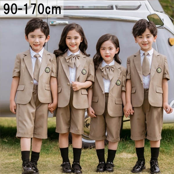 子供制服 学生服 幼稚園 小学生 女の子 男の子 スクール服 春 夏 ワンピース 半袖 キッズ スーツ フォーマル 子供スーツ 可愛い 子供服 入学入園 卒業式 入園式 七五三 お受験 結婚式 発表
