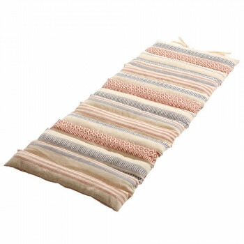 インド綿ロングクッション テラ 約43x120cm レッド 270051931
