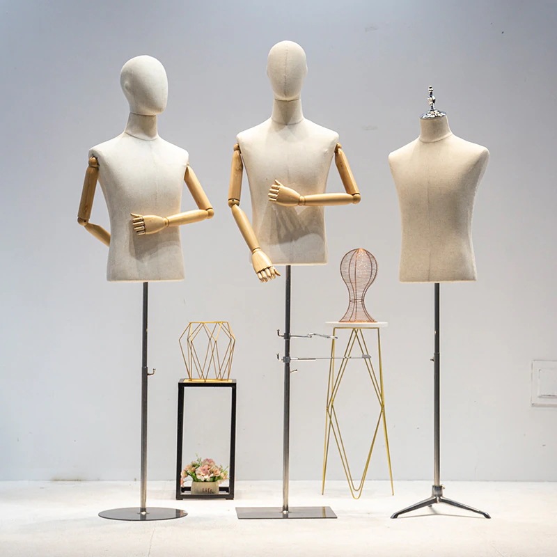 トルソー マネキン メンズ 韓国風 四輪移動便利 アーム付き 頭付き 腕 洋服 スーツ 大人 モデル道具 ショーウインドー おしゃれ ドール 男性 裁縫 手芸 高さ調整