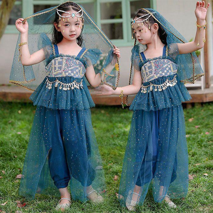 キッズ アラビアン 衣装 ハロウィン コスプレ 衣装 子ども アラビアンプリンセス 子供 キッズ コスム ハロウィン仮装 女の子 コスプレ服 コスプレ衣装 ベ30%までに制限 5,028円