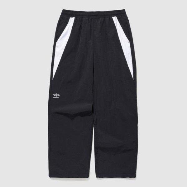パンツ CQK UQ123CPT31-BLK ポップラッシュ カラーブロック ストレートジョガー 2WAY パンツ / ブラック