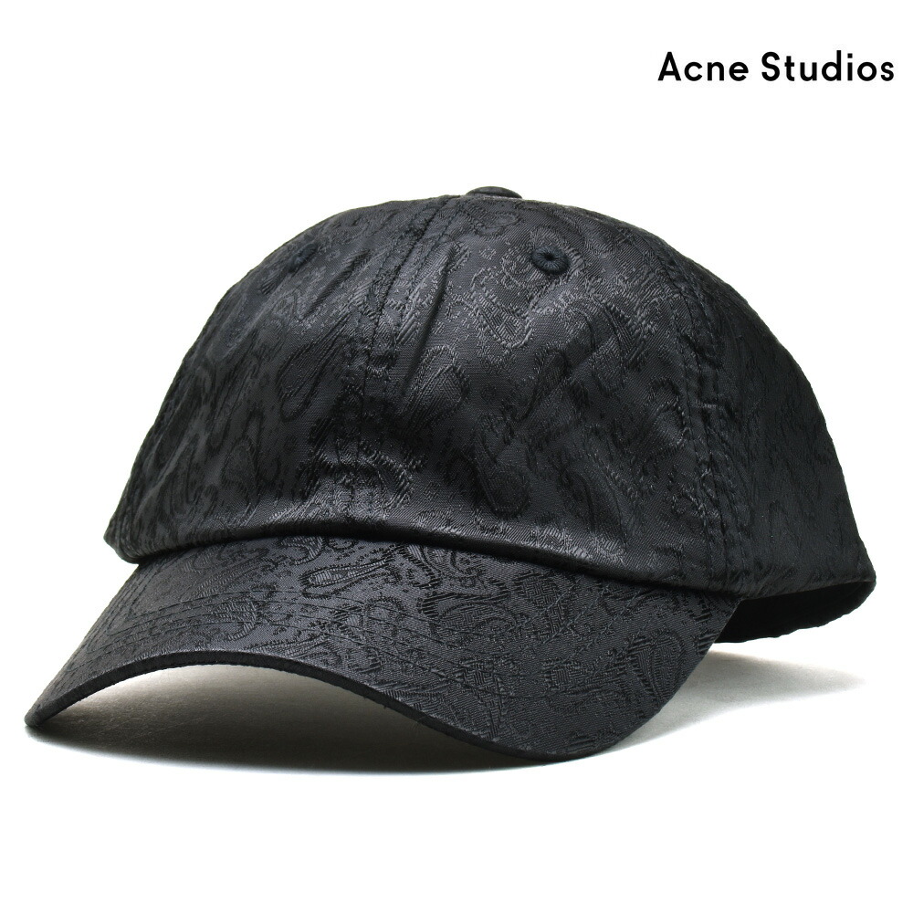 アクネストゥディオズ キャップ メンズ ベースボールキャップ 帽子 ペイズリー ブラック 黒 Acne Studios CAP[c40175-900000]