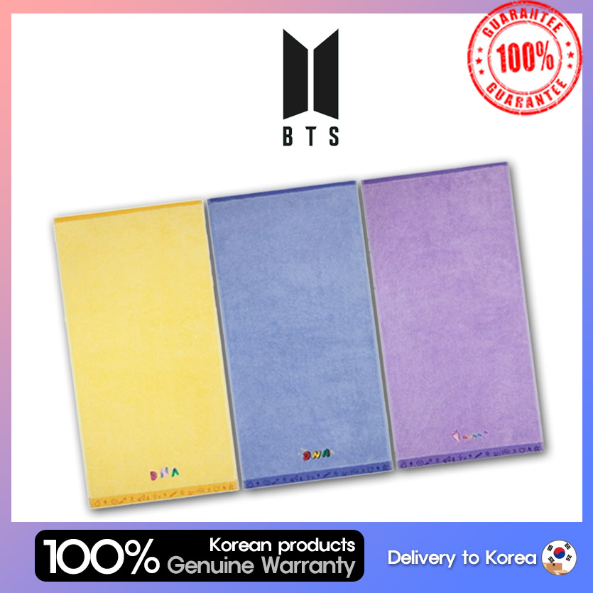 [公式正規品] BTS DNA 洗面タオル170g 3種セットBTS DNA FACE TOWEL 170g 3Type set 先染ハンドタオル