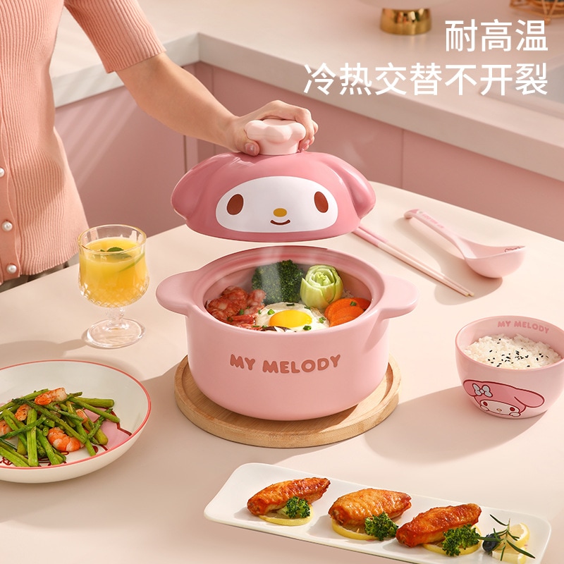 サンリオセラミックス土鍋炊飯器家庭用高温ガスに強いガスコンロ専用おかゆ炊き仔飯2.4 L 5,322円