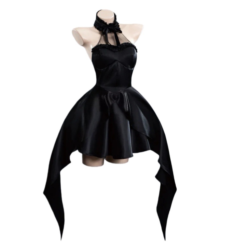 デート時崎狂三 コスプレ 衣装 小悪魔風 ワンピース コスチューム友達への素敵なプレゼント 風