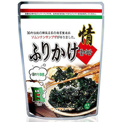 三父子 ジャバンのり 70g4袋 韓国味付けのりフレーク...のサムネイル
