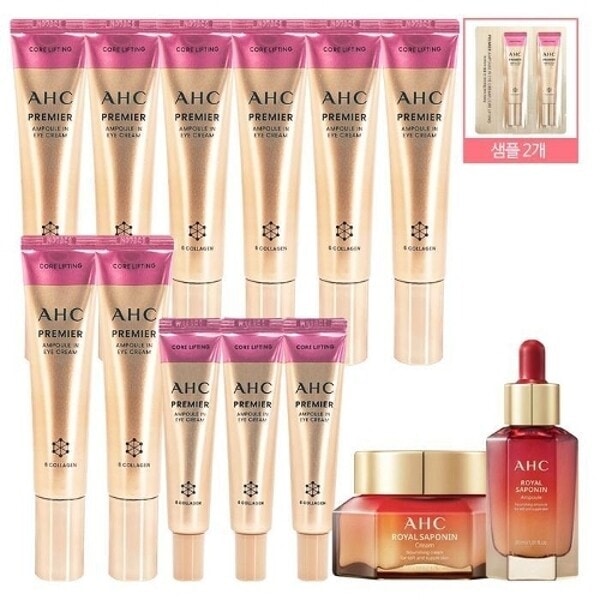 AHC アイクリーム シーズン12 40ml 8個+12ml 3個+サンプル2+サポニン2種