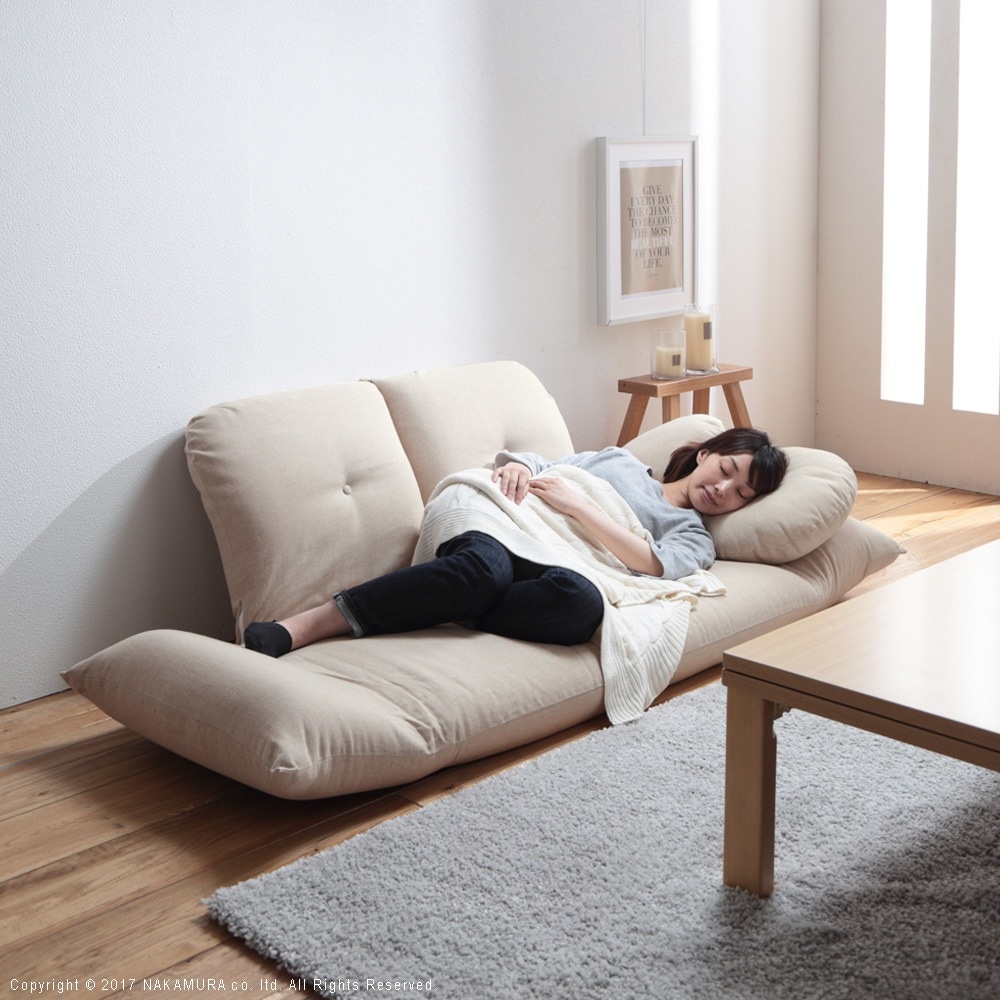 ソファー ソファ 2人掛け ソファベッド 二人掛け 二人用 2人用 ロータイプ フラットリクライニング 座椅子 日本製 完成品