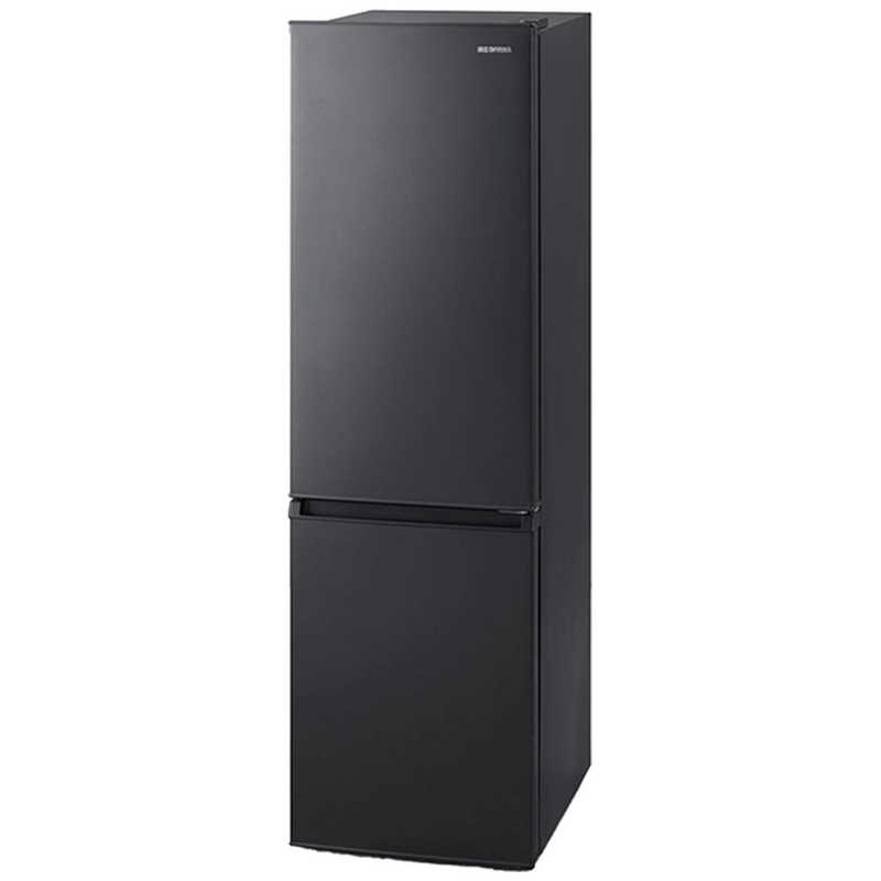 アイリスオーヤマ　IRIS OHYAMA　冷蔵庫 2ドア 170L 右開き 幅44.4cm ブラック　IRSD-17A-B（標準設置無料）