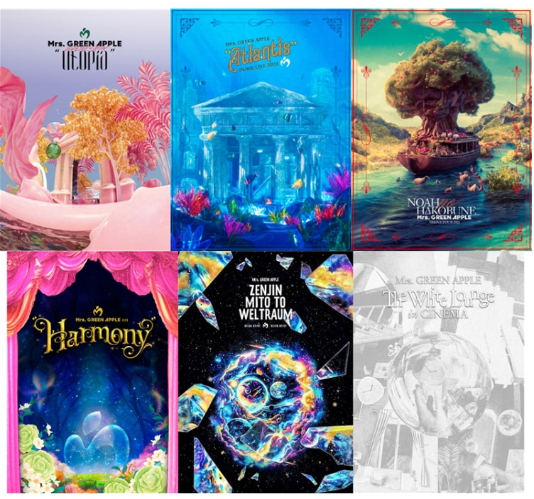 Mrs. GREEN APPLE 通常盤 6点 Blu-ray / DVD 4,236円