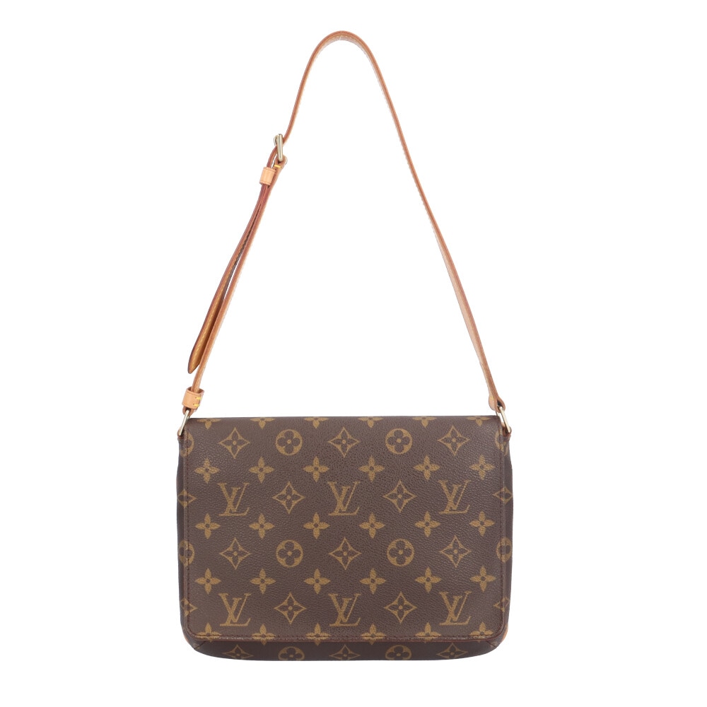 ルイヴィトン ミュゼットタンゴ ショート モノグラム ショルダーバッグ モノグラムキャンバス M51257 ブラウン LOUIS VUITTON 中古